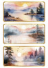 Papers For You A4 Rice Paper 6 Pack - Landscape, Mountain Lake