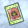 IndigoBlu A5 Cling Rubber Stamp by Kay Halliwell-Sutton - Giant Poppy