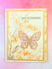 IndigoBlu Collectors Edition Cling Rubber Stamp - Number 21, Flutter