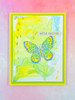 IndigoBlu Collectors Edition Cling Rubber Stamp - Number 21, Flutter