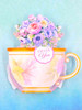 Katy Sue Designs Card Making Kit - Teacup Bouquet