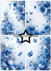 Paper Favourites A6/4.25x6in Paper Pack - Blue Flowers