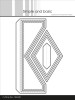 Simple and Basic A6 Dies - Diamond-shaped Gatefold