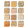 Tim Holtz Advantus Ideo-ology Double Sided Cardstock 8"x8" 12/Pkg - Orange