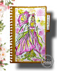 AALL & Create A6 Photopolymer Clear Stamp Set - The Whispering Dress