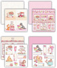 Craft Consortium 8x8in Premium Paper Pad - Strawberry Tea