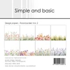 Simple and Basic 6x6in Paper Pad - Floral Borders Vol. 2