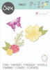 Sizzix Thinlits Dies by Jess Slack - Fine line Flowers