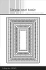 Simple and Basic A7 Dies - Combination Striped Frames