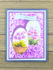 Find-It Trading Card Deco Essentials, Embossed Paper - Cream, Blossom Garden