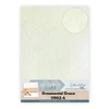 Find-It Trading YT#656 Card Deco Essentials 7 Pack Embossed Paper "I Want It All" Bundle #2 - Cream