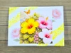 Find-It Trading Card Deco Essentials, Embossed Paper - Sand, Floral Whispers
