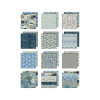 Tim Holtz Idea-ology Palette Collection 8x8 Paper Pack - Blue