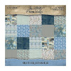 Tim Holtz Idea-ology Palette Collection 12X12 Paper Pack - Blue