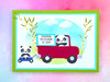 Memory Box Poppystamps Dies - Whittle Panda Pickup Kit
