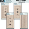 Find-It Trading Card Deco Essentials Slimline Dies Make It Monday 05/11/2026 4 Pack Bundle