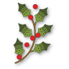 Memory Box Craft Dies - Nordic Holly Sprig