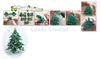 Leane Creatief Lea'bilities  Embossing and Cutting Die - Glitter Foam Christmas Tree Decoration