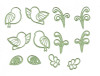 Leane Creatief Lea'bilities  Embossing and Cutting Die - Little Birds