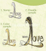 Leane Creatief Lea'bilities  Clear Stamps - With Love