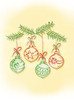 Leane Creatief Lea'bilities  Clear Stamp - Christmas Ornaments Small