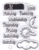 Leane Creatief Lea'bilities  Clear Stamps  - Week/Days