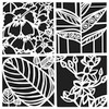 The Crafters Workshop 6x6in Stencil - Botanical Squares