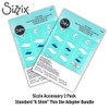 Sizzix Accessory 2 Pack Standard "A Shim" Thin Die Adapter Bundle