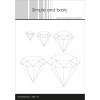 Simple and Basic Clear Stamps Set - Diamond