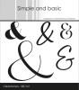 Simple and Basic Clear Stamps Set - Ampersand 1