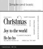 Simple and Basic Clear Stamps Set - Christmas