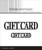 Simple and Basic Cutting Dies - Gift Card