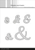 Simple and Basic Clear Stamps Set - Ampersand 3