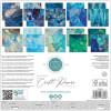 Craft Consortium 12x12in The Essentials Paper Pad - Ink Drop, Ocean 2