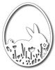 Frantic Stamper Precision Dies - Bunny Scene Egg