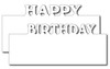 Frantic Stamper Layer Dies - Happy Birthday