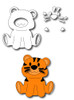 Frantic Stamper Precision Dies - Stuffed Tiger