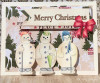Frantic Stamper Precision Dies - Victorian Accordion Snowmen