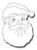 Frantic Stamper Precision Dies - Jolly Santa Face