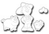 Frantic Stamper Precision Dies - Hogs & Kisses