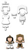 Frantic Stamper Precision Dies - Egyptian Doll Clothing