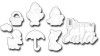 Frantic Stamper Stamp Matcher Dies - Easter Greetings