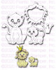 Frantic Stamper Precision Dies - Cute Lion Family