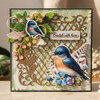 Find-It Trading 3D Pushout Sheet by Berries Beauties - Whispers of Nature, Blue