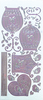 Leane Creatief LeCrea Design Sticker - Birdcage, Pink