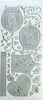 Leane Creatief LeCrea Design Sticker - Birdcage, Silver