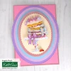 Katy Sue Designs Die Cut Decoupage, Pack of 12 - Birthday Cake & Flowers