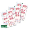 Katy Sue Designs Die Cut Decoupage, Pack of 12 - Birthday Cake & Flowers