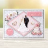 Katy Sue Designs Die Cut Decoupage - Bride & Groom