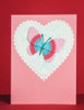 Memory Box Poppystamps Craft Dies - Fringed Heart Frames
